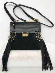 Chloé(クロエ) JANE CROSSBODY BAG ジェーン タッセル フリンジ ショルダーバッグ スエード レザー 【64675-007】