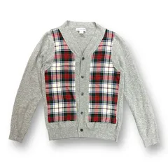 COMME des GARCONS SHIRT 20AW Tartan Panel Cardigan W28511 チェック ニット カーディガン コムデギャルソンシャツ L  66776Aのサムネイル
