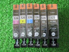 【R1519】Canon 純正 インク 6個セット BCI-326BK など