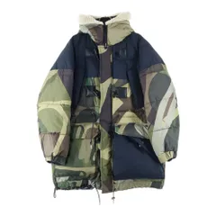 sacai KAWS 総柄ロングコート マルチ sacaiから“KAWSのアートを着る”マルチカラー＆カモフラージュ色の