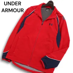 UNDER ARMOUR アンダーアーマー 裏起毛 UA CG インフラレッド ストレッチ ウーブン FZ ジャケット Sz.M メンズ トレーニング