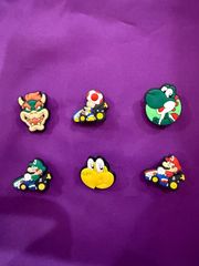 お洒落⭐︎クロックス サンダル パーツ マリオ ジビッツ　6個　カスタマイズ
