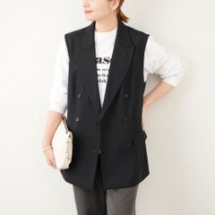 JOURNAL STANDARD (ジャーナルスタンダード) W FRONT VEST 22011400806010 ベスト レディース ブラック FREE