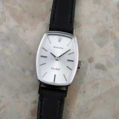 ROLEX レディース WG トノーケース ロレックス 18金無垢 1973年 アンティーク時計 18KWG ホワイトゴールド