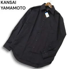 【新品 未使用】SISSY by KANSAI YAMAMOTO カンサイヤマモト 山本寛斎 通年★ 長袖 シャツ Sz.39-84 メンズ 黒