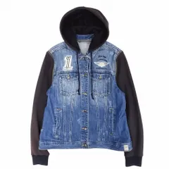 20aw HARLEY DAVIDSON ハーレーダビッドソン デニム ジャケット ベスト 2WAY Gジャン ジージャン XL インディゴ レディース 【中古】