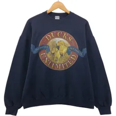 古着 90年代 marathon apparel 犬柄 アニマル スウェットシャツ トレーナー USA製 メンズL相当 ヴィンテージ/eaa580544