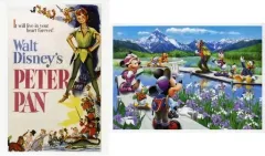 【中古】原画イラストボード 読売新聞 2016年 額絵シリーズ ディズニーキャラクターアートコレクション第5集