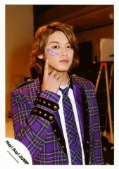 【中古】生写真(ジャニーズ) Hey! Say! JUMP/高木雄也/上半身・衣装紫・チェック柄・黒・白・右手人差し指立て・右向き・口閉じ/Hey! Say! JUMP COUNTDOWN LIVE 2015-2016 JUMPing CARnival Cou