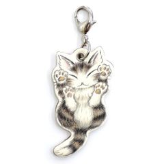 【新品】 ファスナー引手 にゃんキュー 935043 わちふぃーるど 猫のダヤン ファスナー ジッパー 引き手 取っ手 持ち手 革 カン 口金 日本製 猫 ねこ かわいい おしゃれ