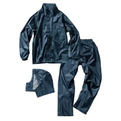 ☆ ネイビー ☆ LLサイズ ☆ Makku マック チェンジCOレインスーツ Makku マック レインスーツ AS-5050 レインコート 雨具 レインウェア レインウエア 雨合羽 合羽 カッパ レインパンツ レインジャケット 上下 セット 無地 シンプル