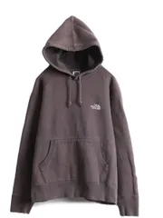 【お得なクーポン配布中!】 ノースフェイス ロゴ 刺繍 スウェット フード パーカー メンズ M / 古着 The North Face プルオーバー 裏起毛 トレーナー アウトドア 厚手