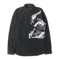 HYSTERIC GLAMOUR ヒステリックグラマー シャツ ブラック サイズ:M | 00s Andy Warhol ピストル プリント シャツ (7AH-0042) | トップス カジュアルシャツ 長袖 | 00年代 アーカイブ【メンズ】【中古】