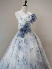 新品未使用 上品さ華やかさ◎カラードレス ウェディングドレス　結婚式　前撮り　二次会