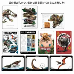 【メール便】ジュラシックワールド 復活の大地 コレクター雑貨 クリアカードコレクション 全10種の内どれか1個 恐竜 インロック コレクション雑貨 映画キャラクター グッズ 