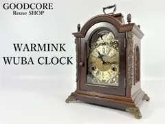 本物保証新品WUBA Warmink オランダ ワルミンク 置き時計 ゼンマイ ネジ巻き アンティーク 中古品 アナログ