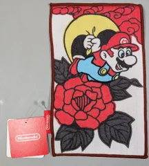 ハーフタオルハンカチ マリオ花札・赤　7種コンプリートセット　Nintendo ハーフタオルハンカチ 五月 杜若 マリオ花札・赤【Nintendo