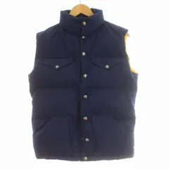 ザノースフェイス THE NORTH FACE 復刻 茶タグ ダウンベスト S ネイビー 黄 /☆Gのサムネイル