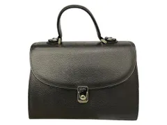 BURBERRYS (バーバリーズ) レザーハンドバッグ ショルダー 2WAY 内側ノバチェック ブラック レディース/036