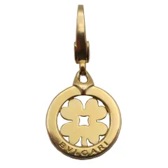 【天白】BVLGARI ブルガリ チャーム トップ 四つ葉 クローバー K18YG 750 イエローゴールド ジュエリー アクセサリー 小物 のサムネイル