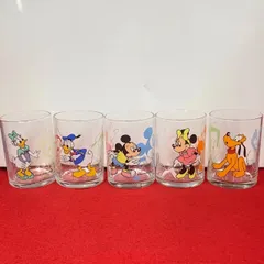 ディズニー　キャラクターグラスセット　5個セット