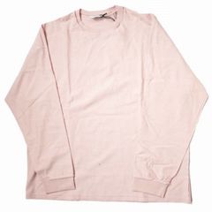 新品 UNUSED アンユーズド 19AW 日本製 LONG SLEEVE T-SHIRT リバースシーム ロングスリーブTシャツ US1686 3 ピンク 長袖 トップス g8863