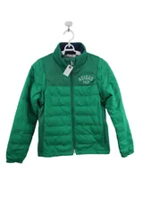 【美品】adidas(アディダス) ダウンジャケット 緑 レディース M ゴルフウェア 2507-0346 中古