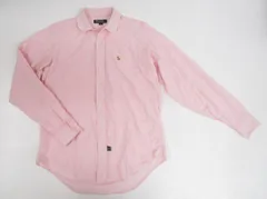 【送料無料】★ Polo by RALPH LAUREN ★ポロ ラルフローレン メンズ ボーイズ 長袖 シャツ カラーポニー 緑タグ Size20 ピンク ［758-331-800_0522］