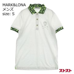 MARK&LONA メンズゴルフウェア ハーフジップ モックネックシャツ 46