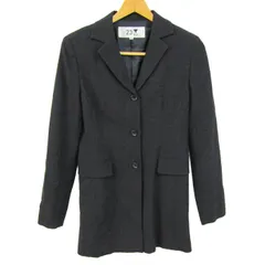 ニジュウサンク テーラードジャケット アウター ロングジャケット レディース 38サイズ ダークグレー 23区 【中古】