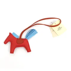 【名東】エルメス ロデオPM カプシーヌ カーネリアン セレステ レッド系 アニョーミロ A刻 バッグチャーム