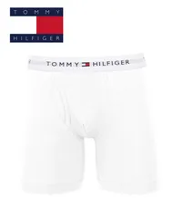 新品 未使用 並行輸入 TOMMY HILFIGER トミー ヒルフィガー 下着 Cotton Classics Core Plus メンズ ロングボクサーパンツ 518257【メール便】 ホワイトのサムネイル