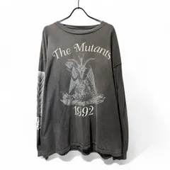 SAINT Mxxxxxx(セントマイケル) SM-A23-0000-008 LS TEE THE MUTANTS BLACK メンズ グレー XXXL