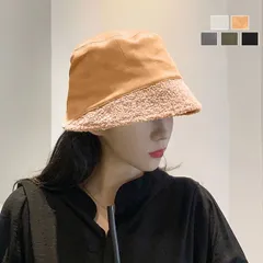 バケットハット レディース ボア 秋冬 ふわふわ 大きい バケハ ハット 韓国 軽量 上品 大人 暖かい あたたかい 防寒 小顔効果 かわいい おしゃれ シンプル カジュアル きれいめ 40代 50代 送料無料