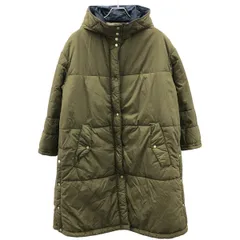 CINOH チノ 18AW 中綿入りナイロンロングコート 18WC0006 カーキ 38のサムネイル