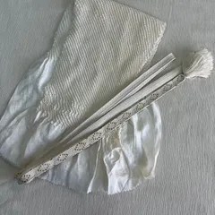 帯揚げ 帯締め セット 白礼装用 冠婚葬祭 女性 婦人 レディース 和装小物 和装 着物 留袖 訪問着 振袖　kimono #きもの猫田 T391