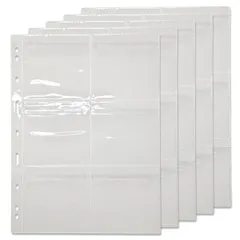 Morisho 缶バッジ 収納 缶バッジケース 缶バッチケース 缶バッジカバー 落下防止フラップ付き クリアポケット 5枚入り 推奨 缶バッジサイズ 75mm