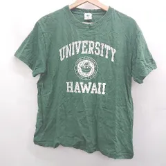 ◇ ⊂ ユニバーサル 無地 半袖 半袖シャツ サイズF グリーン系 レディース メンズ E  【1507080016437】