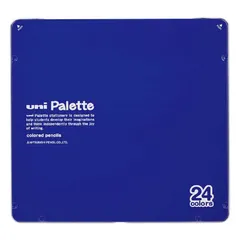 【 新品 未開封 】 三菱えんぴつ [色鉛筆] No.880 uni Palette 青 24色 K88024CPLT 未使用 送料無料