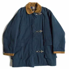 紺×赤 vintage ファイヤーマンジャケット コート ブラウン スウェード