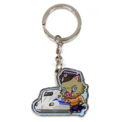 【中古】雑貨 嘴平伊之助(N700S確認試験車) メタルキーホルダー 「鬼滅の刃」 東海限定