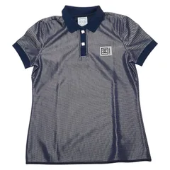 Chanel グレー ポロシャツ 半袖 チャンピオン Champion メンズ 半袖ポロシャツ POLO SHIRT_ C3
