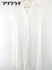 ◇ ◎ LOWRYS FARM ローリーズファーム タグ付き 半袖 膝下丈 ワンピース サイズF オフホワイト レディース  【中古】 【1108040002530】