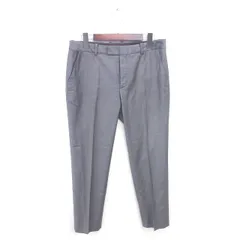 ユナイテッドアローズ UNITED ARROWS TOKYO スラックス テーパード パンツ ロング ジップフライ 40 グレー /TT