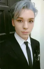 【中古】コレクションカード(男性) SEVENTEEN/VERNON(バーノン)/上半身・衣装黒・白・裏面白/CD「3RD Album ： An Ode(Begin ver.)封入特典フォトカード