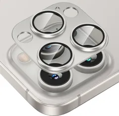 【数量限定】16 iPhone pro/iphone16 pro maxカメラフィルム アルミ合金製＋AR高透過率強化ガラス レンズカバー 0.25mm超薄 一体型カメラ保護カバー アイフォン16pro/16pro max用カメラ保護フィルム Hohotoon