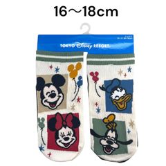 ディズニー ソックス 靴下 ミッキー＆フレンズ 2枚セット【16～18cm】東京ディズニーリゾート TDR
