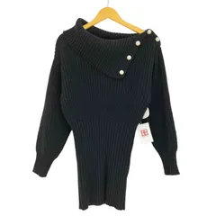 グレイル GRL パールボタンオフショルニットワンピース レディース FREE 