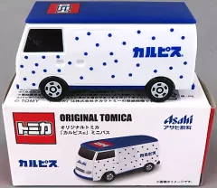 【中古】トミカ カルピス ミニバス(ホワイト×ブルー) 「トミカ」 アサヒ飲料商品購入特典