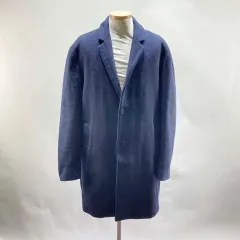 TIME メンズ ウール ダウン ハーフコート カシミア 105 ジーンズ センス